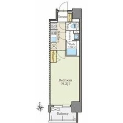 志賀本通駅 徒歩1分 9階の物件間取画像